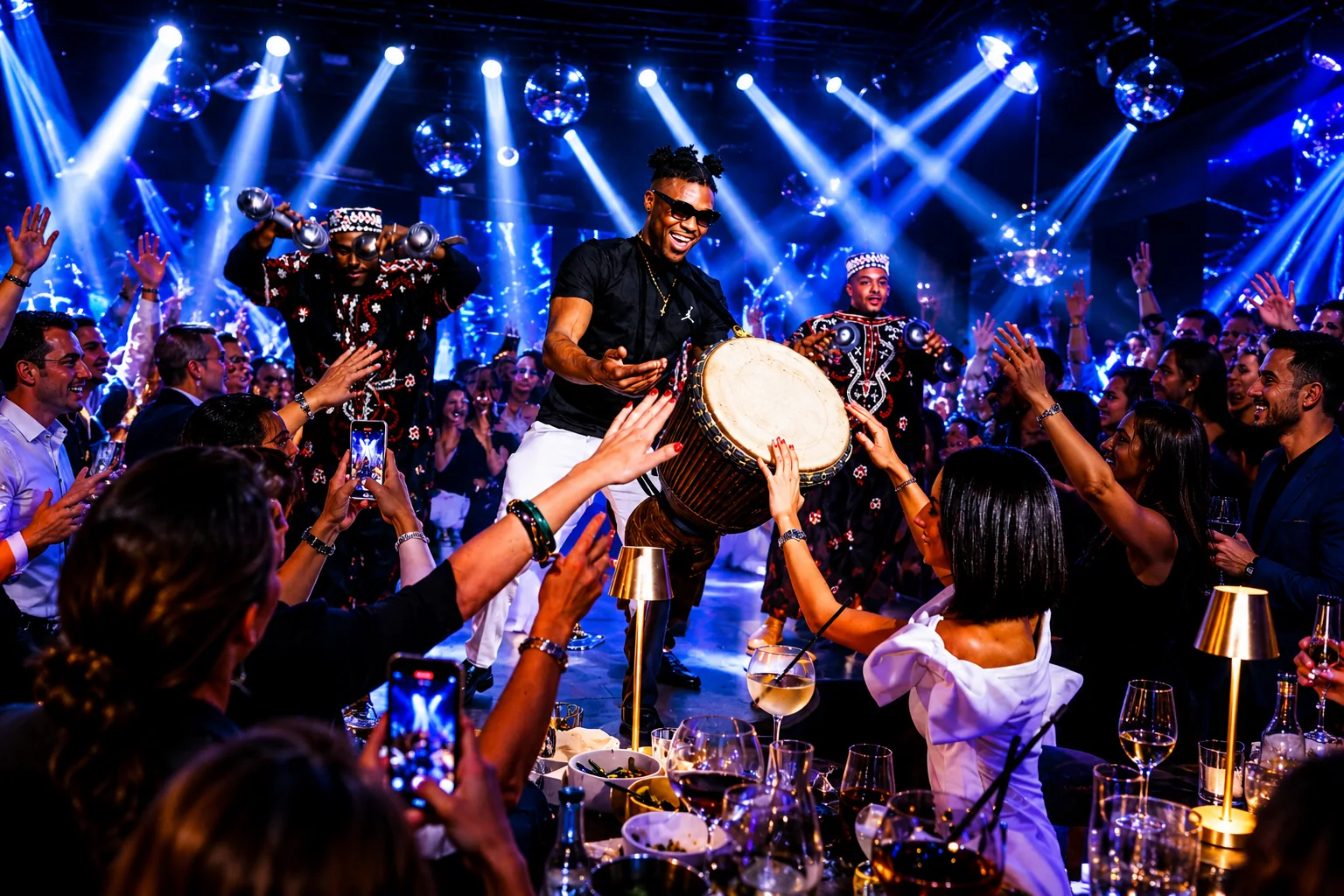 Sekou Percu aux percussions live